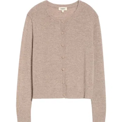 L'agence Malone Cashmere Cardigan In Pink