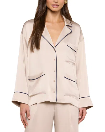 L'agence Mara Lapel Relaxed Blouse