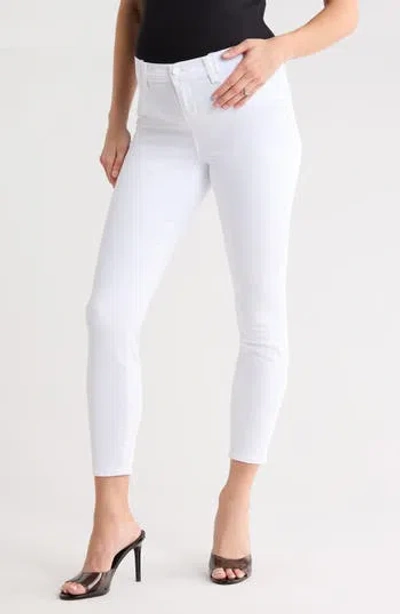 L'agence Margot Crop Skinny Maternity Jeans In White