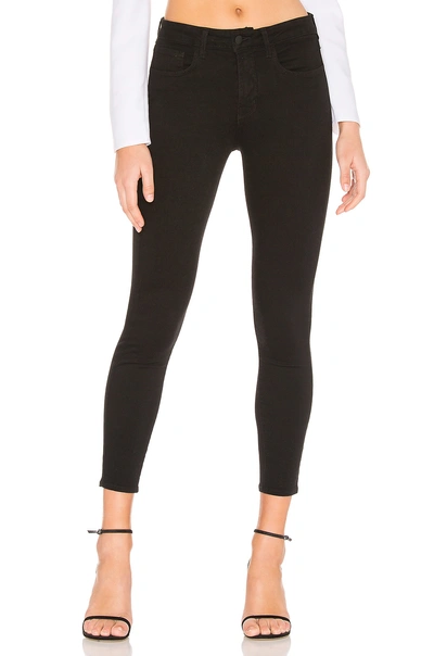 L'agence Margot High Rise Skinny Jean In Noir
