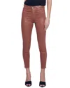 L'agence Margot High Rise Skinny Jean In Brown