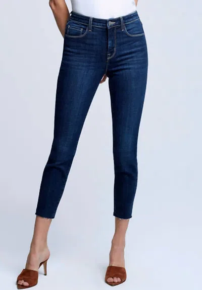 L'agence Margot High Rise Skinny Jean In Kodiak In Blue
