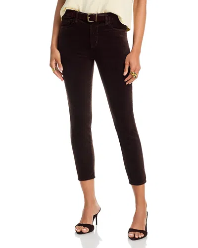 L'agence Margot High Rise Skinny Jeans In Coffee Bean In Brown