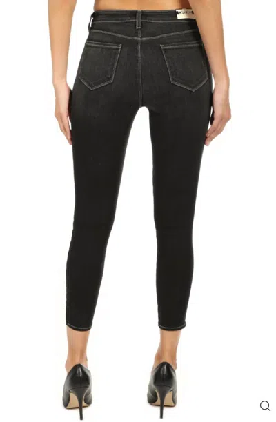L'agence Margot High Rise Skinny Pant In Carbon In Black