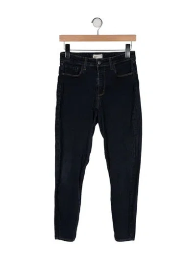 Pre-owned L'agence Margot Skinny Leg Jeans In Blue