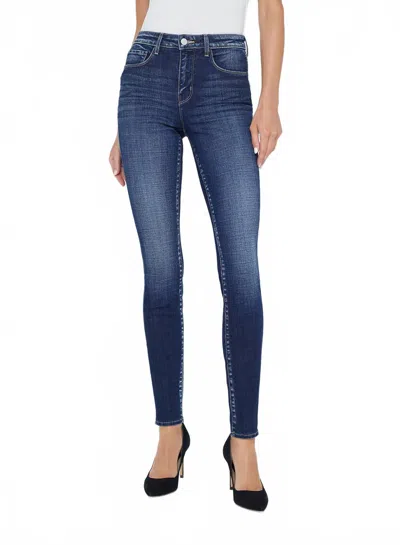 L'agence Marguerite High Rise Shinny Jean In Grove In Multi