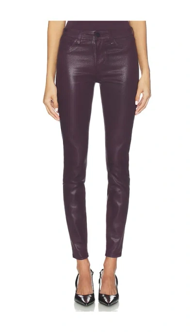 L'agence Marguerite High Rise Skinny In Burgundy