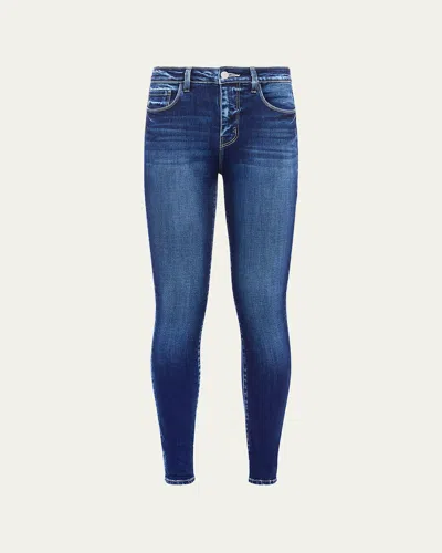 L'agence Marguerite High-rise Skinny Jeans In Blue