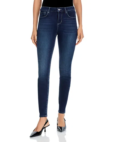 L'agence Marguerite High Rise Skinny Jeans In Bolton In Blue