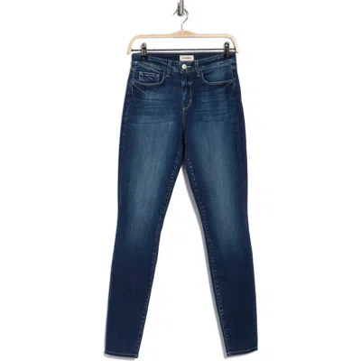 L'agence Marguerite High Waist Skinny Jeans In Blue