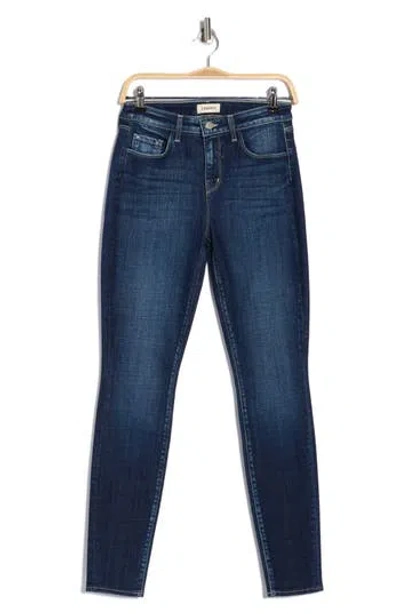 L'agence Marguerite High Waist Skinny Jeans In Blue