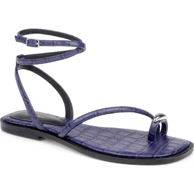L'agence Mariana Ankle Strap Sandal In Blue