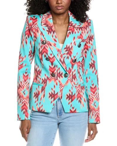 L'agence Marie Double Breasted Blazer In Multi