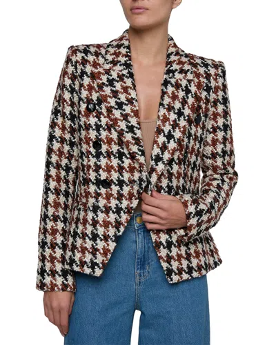 L'agence Marie Wool-blend Blazer In Multi