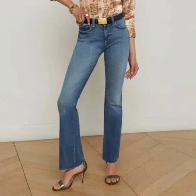 L'agence Marty Flare Jeans In Hanson In Orange