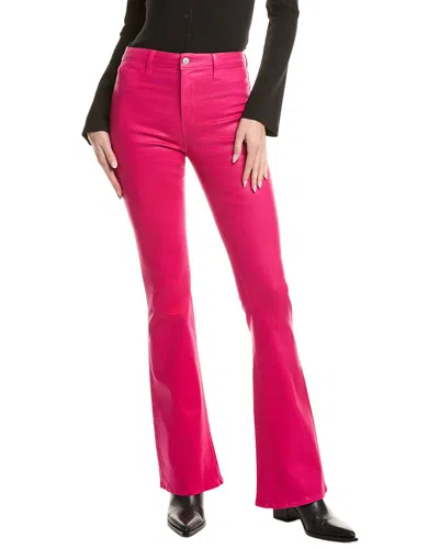 L'agence Marty High-rise Flare Jean In Pink