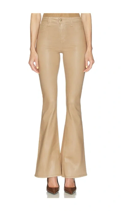 L'agence Marty High Rise Flare Pant In Nude