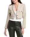 L'agence Maura Cropped Jacket In Yellow