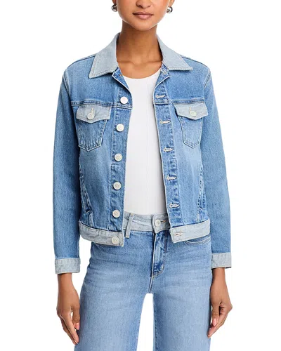 L'agence Maven Slim Denim Jacket In Blue