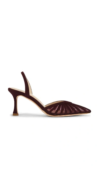 L'agence Mercer Heel In Burgundy