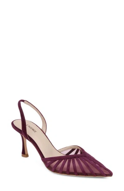 L'agence Mercer Slingback Pump In Burgundy