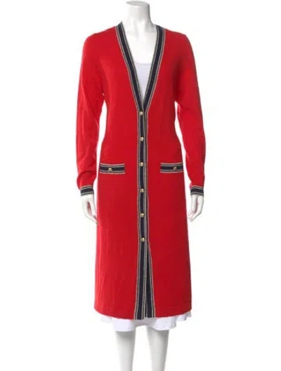 Pre-owned L'agence Merino Wool Colorblock Pattern Sweater