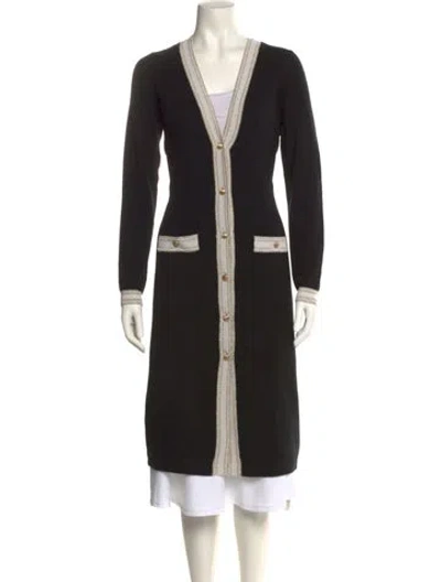 Pre-owned L'agence Merino Wool Colorblock Pattern Sweater In Gold