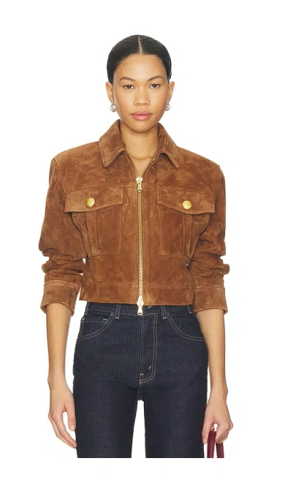 L'AGENCE MICAH OVERSIZED COLLARED JACKET