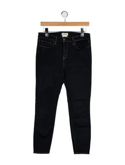 Pre-owned L'agence Mid Rise Jeans In Blue