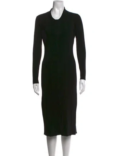 Pre-owned L'agence Midi Length Dress W/ Tags In Black