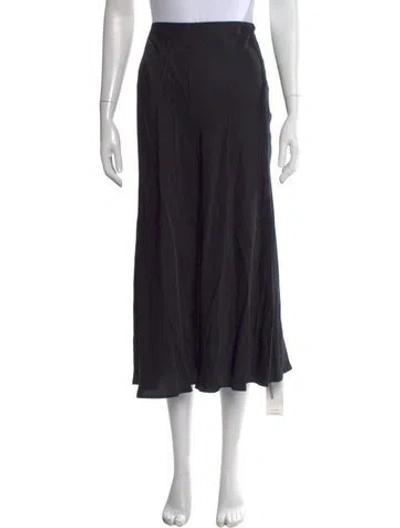 Pre-owned L'agence Midi Length Skirt W/ Tags In Black