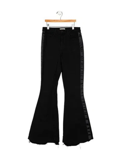 Pre-owned L'agence Mid-rise Flared Jeans In Black
