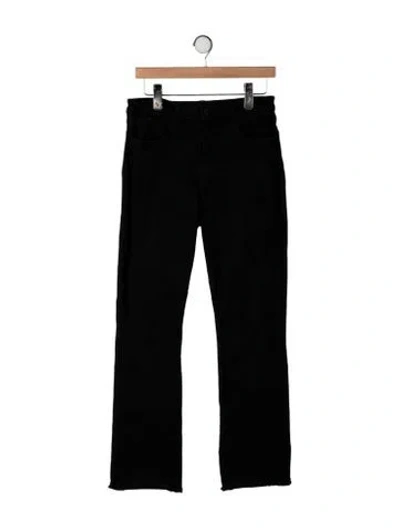 Pre-owned L'agence Mid-rise Flared Jeans In Black