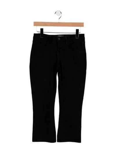 Pre-owned L'agence Mid-rise Flared Jeans In Black