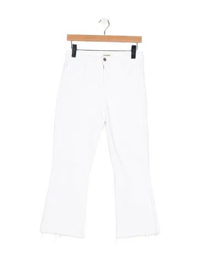 Pre-owned L'agence Mid-rise Flared Jeans In Blue