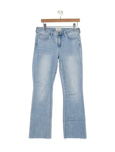 Pre-owned L'agence Mid-rise Flared Jeans In Blue