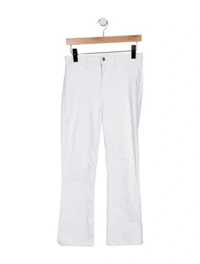 Pre-owned L'agence Mid-rise Flared Jeans In Blue