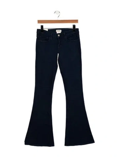 Pre-owned L'agence Mid-rise Flared Jeans In Blue