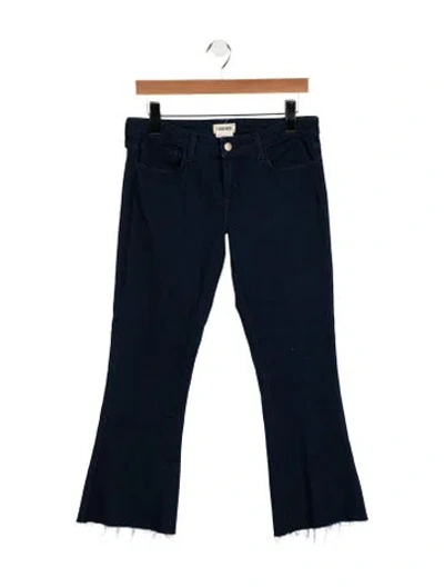 Pre-owned L'agence Mid-rise Flared Jeans In Blue