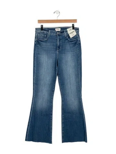 Pre-owned L'agence Mid-rise Flared Jeans W/ Tags In Blue