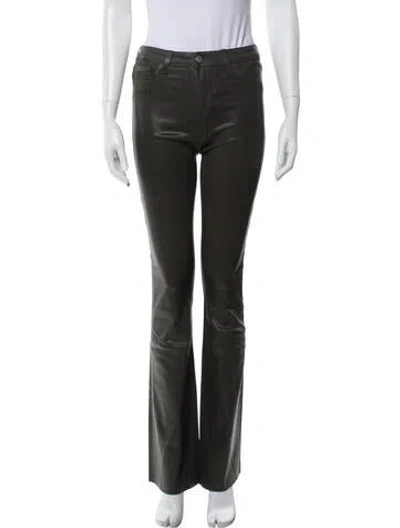 Pre-owned L'agence Mid-rise Flared Jeans W/ Tags In Green