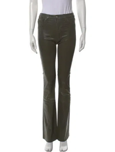 Pre-owned L'agence Mid-rise Flared Jeans W/ Tags In Green