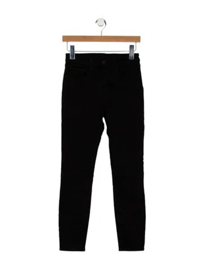 Pre-owned L'agence Mid-rise Skinny Leg Jeans In Black