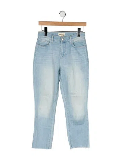 Pre-owned L'agence Mid-rise Skinny Leg Jeans In Blue