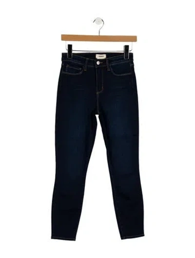 Pre-owned L'agence Mid-rise Skinny Leg Jeans In Blue