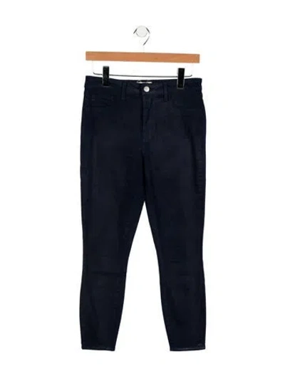 Pre-owned L'agence Mid-rise Skinny Leg Jeans In Blue