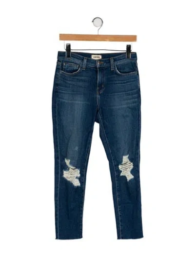 Pre-owned L'agence Mid-rise Skinny Leg Jeans In Blue