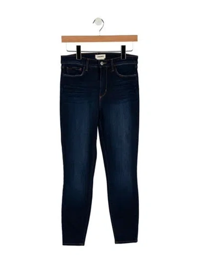 Pre-owned L'agence Mid-rise Skinny Leg Jeans In Blue