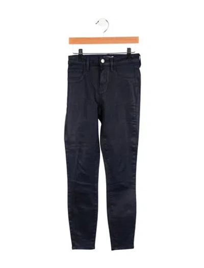 Pre-owned L'agence Mid-rise Skinny Leg Jeans In Blue