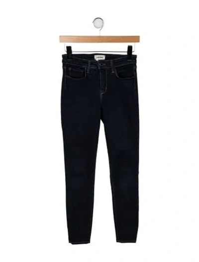 Pre-owned L'agence Mid-rise Skinny Leg Jeans In Blue